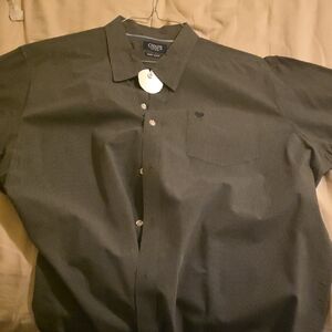 Chaps Men's Olive Button Down Shirt